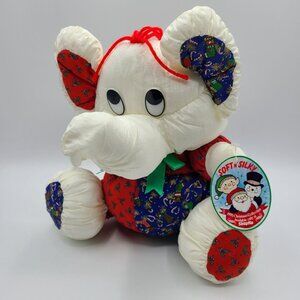 Vintage Dan Dee Puffy Elephant 1992 Christmas